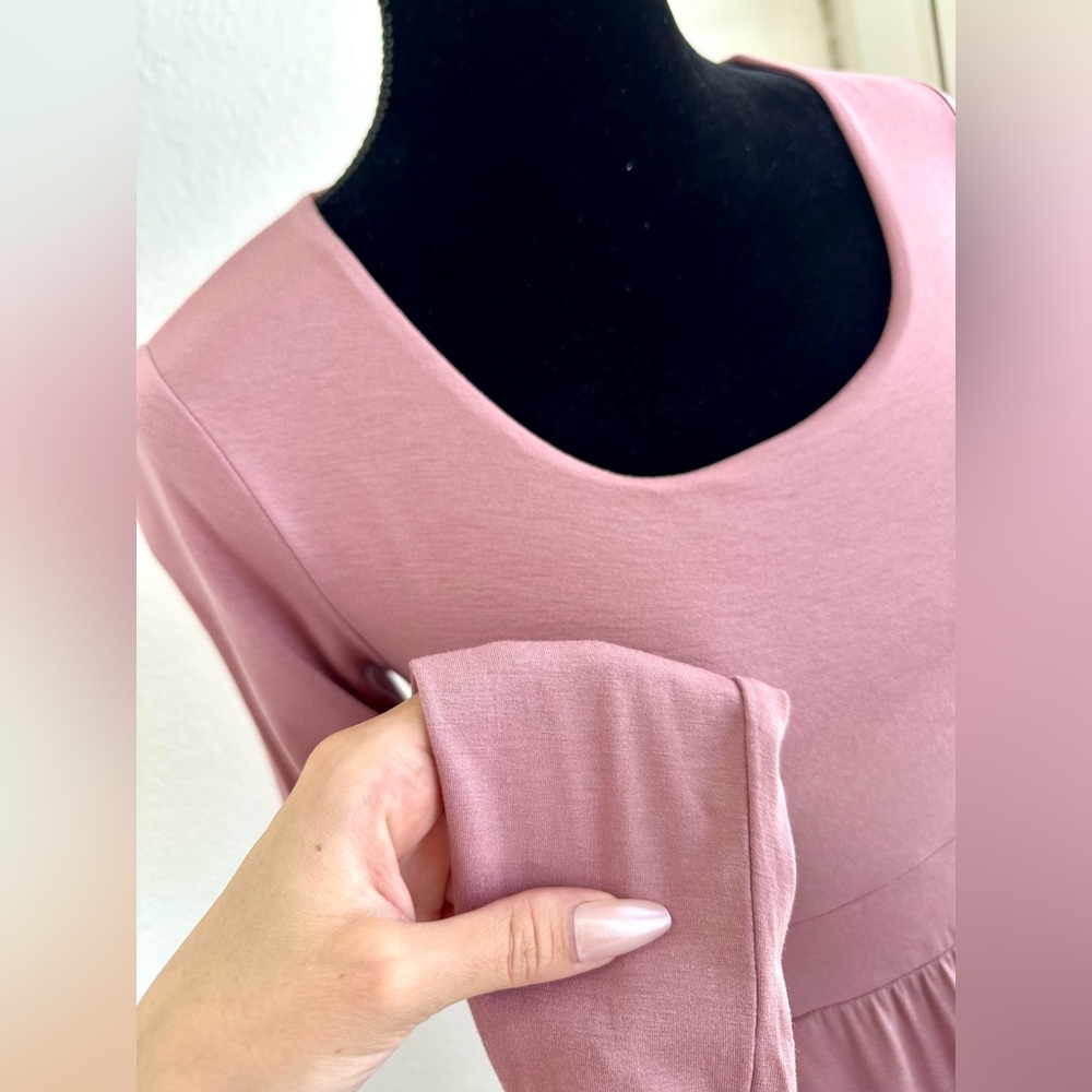 MAUVE POCKET DRESS - Picture 7 of 9